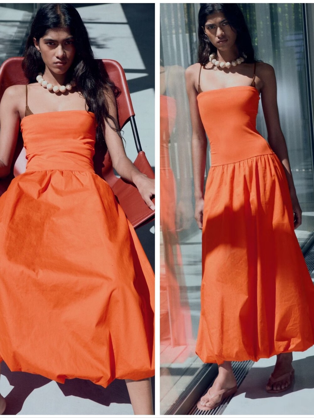 MANGO Balloon Dress